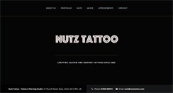 Desktop Screenshot of nutztattoo.com