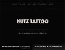 Tablet Screenshot of nutztattoo.com